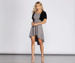 Timeless Elegance Faux Fur Bolero