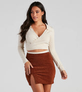 Wrap My Mind Around Knit Sweater