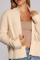 Want It Shawl Knit Cardigan