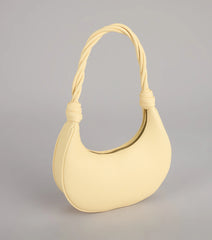 Don't Get It Twisted Faux Leather Shoulder Bag