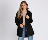 Fall In Line Longline Anorak