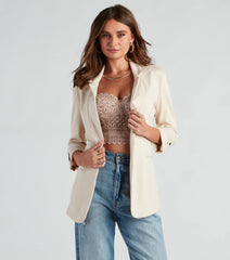 Business As Usual Ponte Blazer