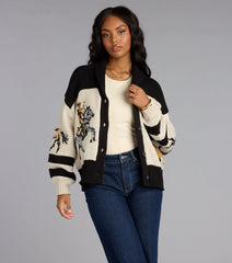Giddy Up Knit Horse Cardigan