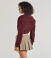 Luxe Muse Eyelash Knit Bolero