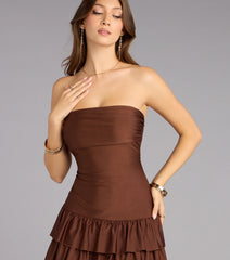 Keep It Flirty Ruffle Mini Dress