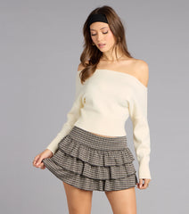Check Me Out Ruffle Mini Skort