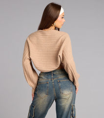 Cool Girl Cozy Knit Bolero