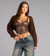 Effortless Chill Ribbed Bolero