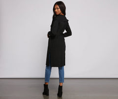 Trend Alert Tie Waist Trench Duster