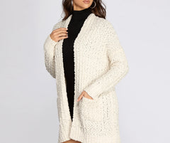 Sweet And Cozy Oversized Cardigan
