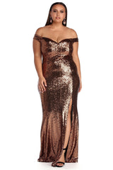 Plus Evanna Evening Dress