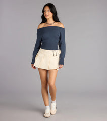 Sunday Edit Off-The-Shoulder Sweater