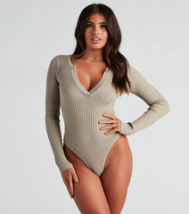 Confident Chick V-Neck Bodysuit