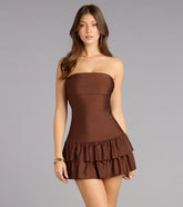 Keep It Flirty Ruffle Mini Dress