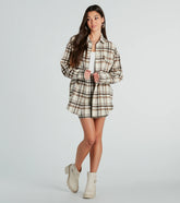 Paint The Town Plaid Flannel Shacket