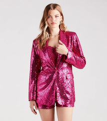 Made For The Glamour Sequin Blazer
