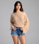 Cute In Crochet Long Sleeve Sweater