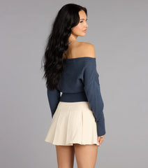 Sunday Edit Off-The-Shoulder Sweater
