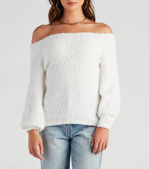 Season Chill Popcorn Knit Sweater