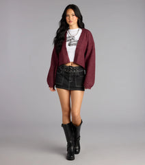 Cozy Crush Oversized Knit Cardigan