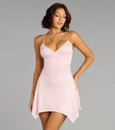 Pretty in Sparkle Glitter Mini Dress