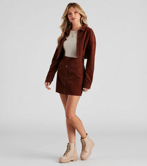 Fall Fave Corduroy Crop Jacket