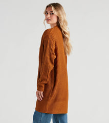 Cozy Up Cable Knit Oversized Cardgian