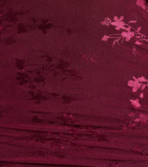 Chic Flair Foiled Floral Knit Corset Mini Dress