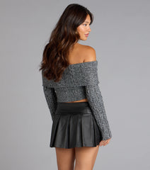Flirt Factor Off-The-Shoulder Sweater