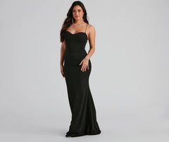 Shirley Formal Chain Strap Long Dress