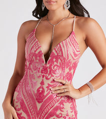 Sultry Radiance Sequin Bodycon Mini Dress