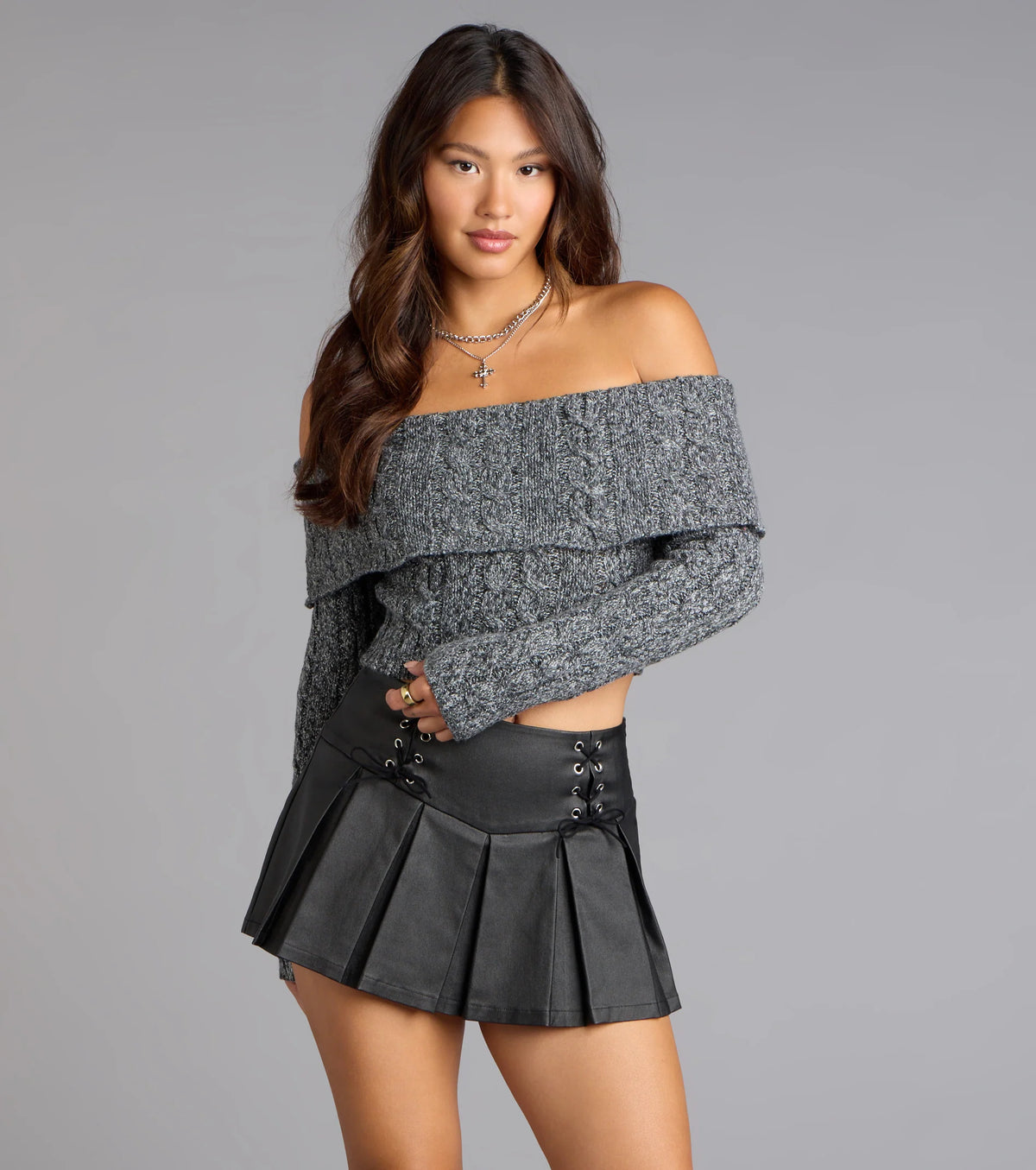 Flirt Factor Off-The-Shoulder Sweater