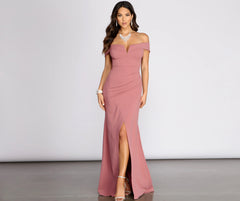 Everylynn Formal Wrap Mermaid Dress