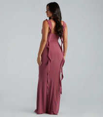 Barbara Formal Ruffle Mermaid Dress