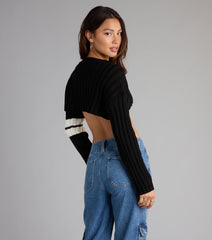 Varsity Vibes Sweater Topper