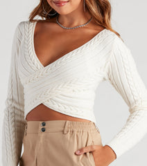 Chill Cutie Cable Knit Sweater