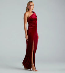 Joyce Formal Velvet Bow Mermaid Dress