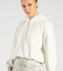 Comfy Mode Cropped Pullover Hoodie