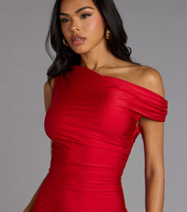 Turn Up The Heat One-Shoulder Mini Dress