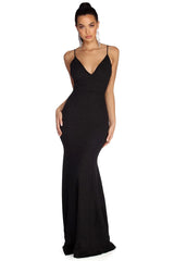 Vivian Formal Glitter And Lace Dress