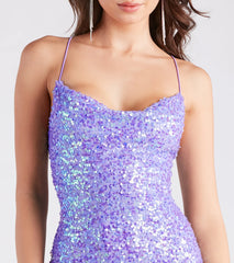 Quinn Formal Sequin Bodycon Mini Dress