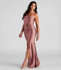 Hazel-Anne Formal Ruched Mermaid Dress