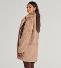 Luxe Layer Faux Fur Trench Coat