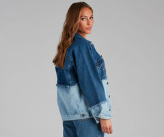 Effortless Trendsetter Denim Jacket