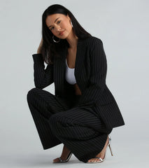 Iconic Vibes Pinstripe Blazer