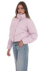 Lilac Puffer Jacket