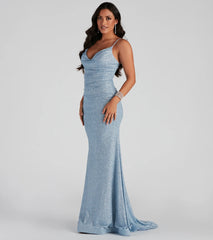 Shay Formal Lurex Glitter Dress