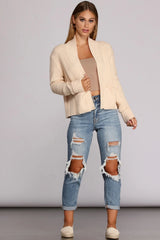 Want It Shawl Knit Cardigan