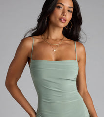 Stunning Silhouette Bodycon Midi Dress