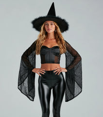 Spellbinding Beauty Rhinestone Spiderweb Bolero